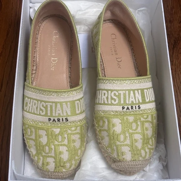 Dior Granville Green Espadrilles - Picture 3 of 7